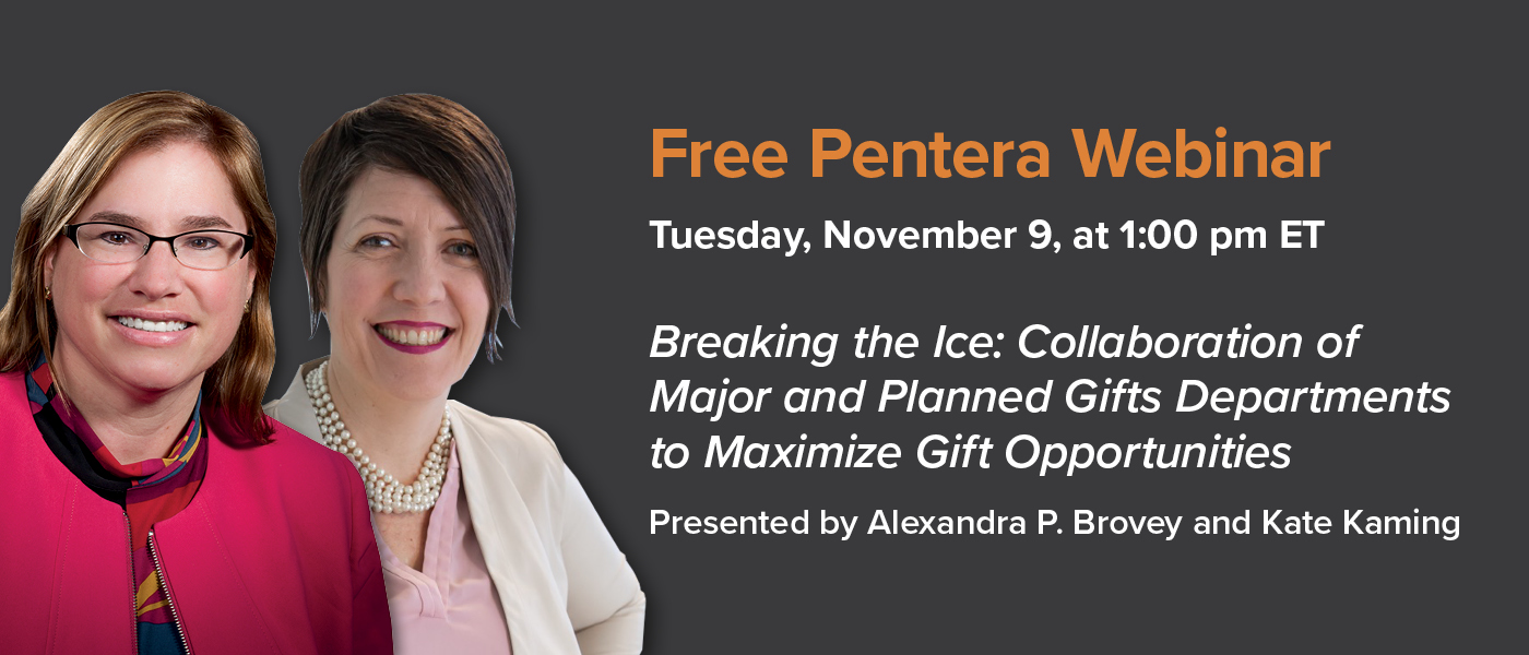 Webinar 11/9: Alexandra P. Brovey and Kate Kaming,  