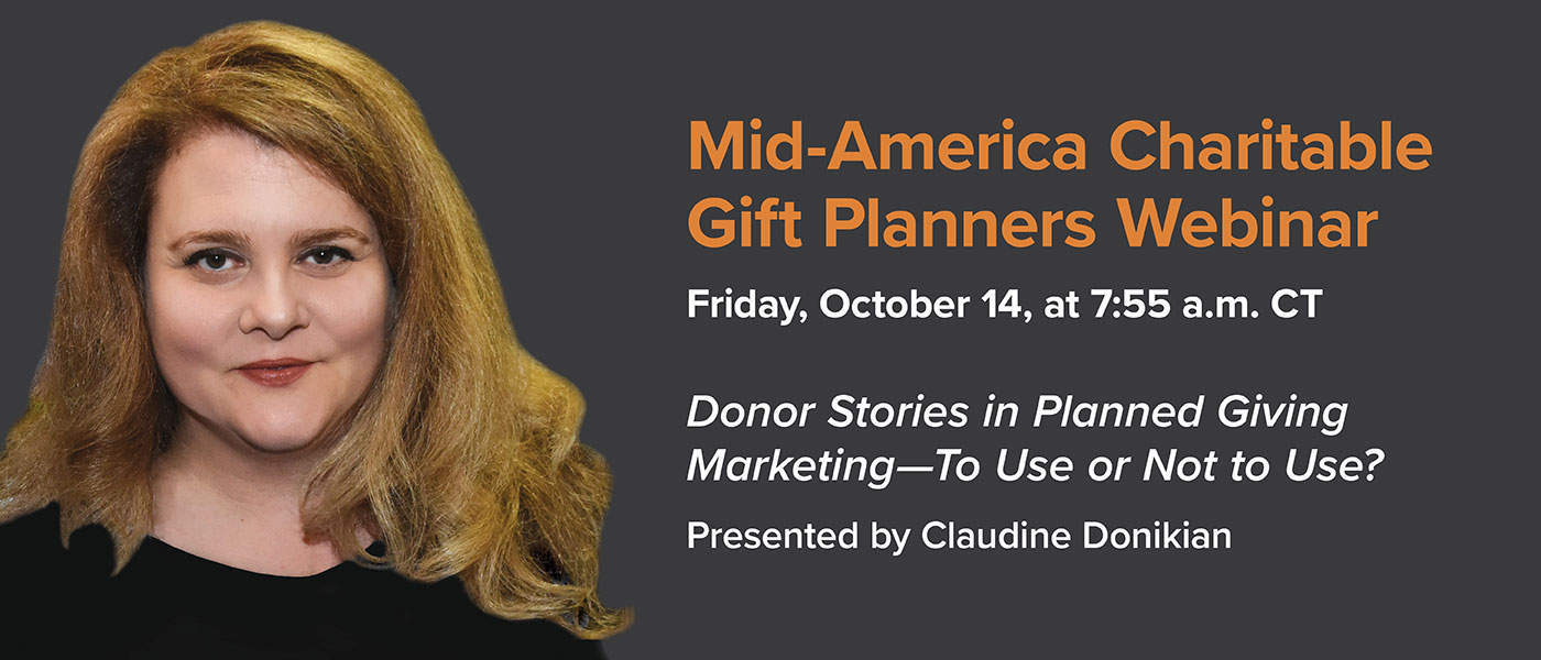 Mid-America Webinar 10/14: Claudine Donikian Presents New Research, 