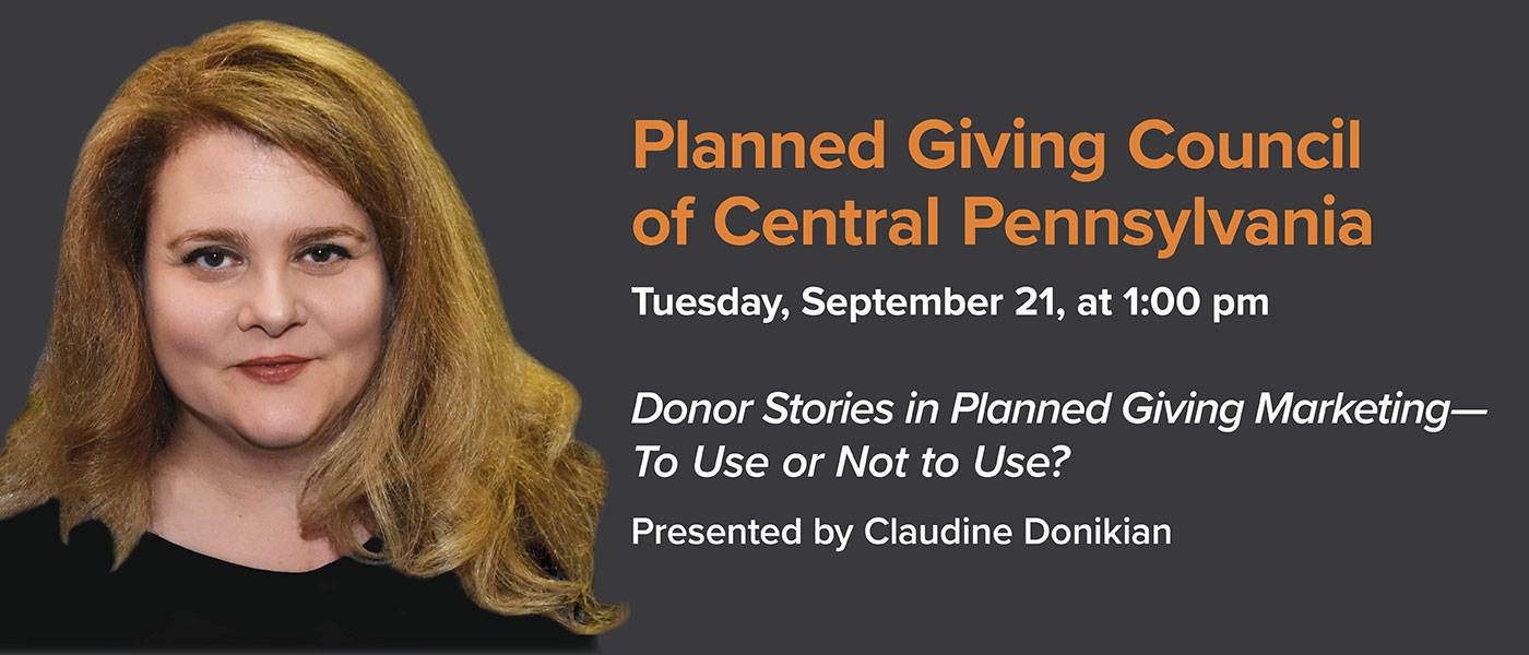 Pennsylvania Webinar 9/21: Claudine Donikian Presents New Research, 