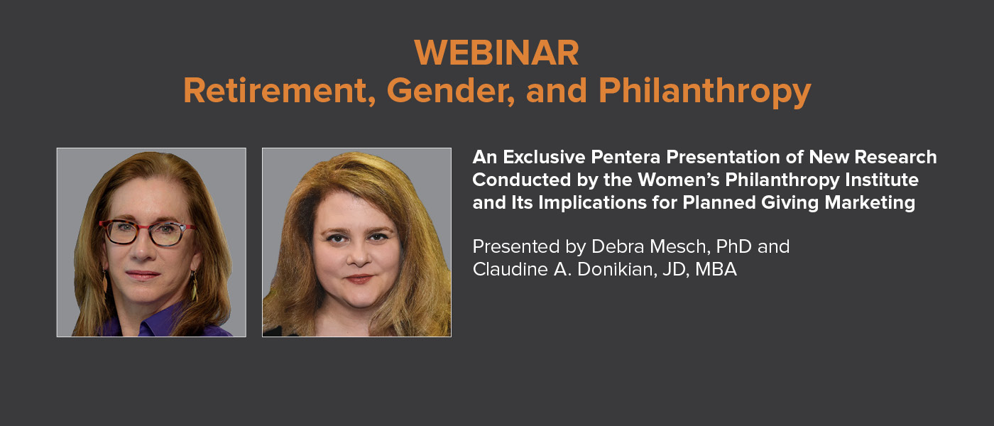 Pentera Webinar Presents New Research and Its Planned Giving Implications